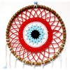 Nazar Boncuğu Motifli Düş Kapanı El Yapımı Kırmızı Duvar Süsü Nazar Boncuğu Motifli Düş Kapanı El Yapımı Kırmızı Duvar Süsü