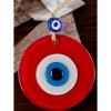 Mini Red Evil Eye Bead Wall Decoration 10 cm Glass Wall Decoration