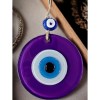 Mini Purple Nazar Bead Wall Decoration 10 cm Glass Wall Decoration