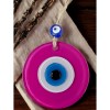 Pink Nazar Bead Wall Decoration 10 cm Glass Wall Decoration Pink Nazar Bead Wall Decoration 10 cm Glass Wall Decoration