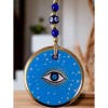 Blue Star Patterned Eye Wall Decoration Glass Wall Decoration