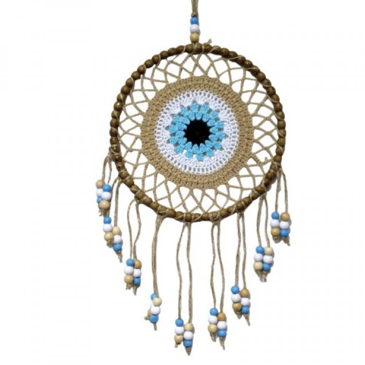 Crocheted Wall Decoration Capucino Coffee Wall Decoration Beaded