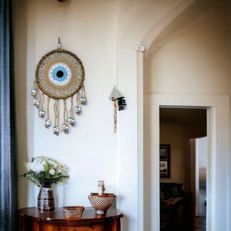 Crocheted Wall Decoration Capucino Coffee Wall Decoration Beaded Crocheted Wall Decoration Capucino Coffee Wall Decoration Beaded