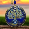 Tree of Life Shaped Gilded Wall Decoration Glass Gift Decor