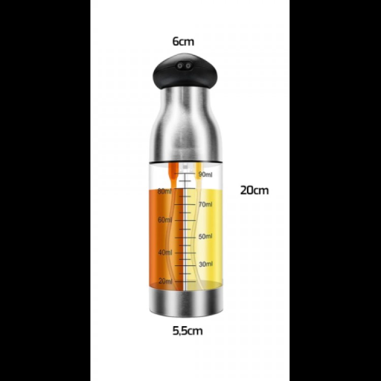 Çift Ölçekli Yağ ve Sirke Sprey Şişesi Çift Ölçekli Yağ ve Sirke Sprey Şişesi