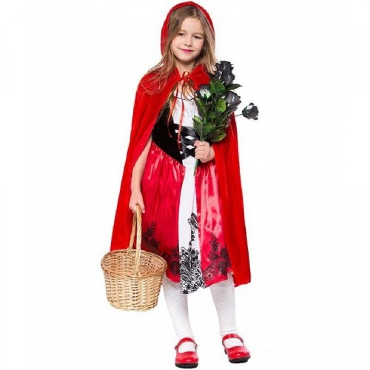 Little Red Riding Hood Hooded Cape 90 cm
