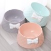 Mikopet Stylish Patterned Bow-Tied Food Bowl