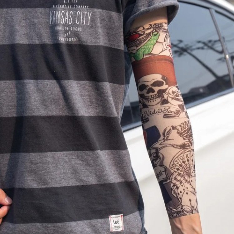 Wearable 3D Printed Arm Socks Tattoo (2 Pieces) Model 14