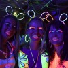 6 Glow-in-the-Dark Phosphorescent Colored Crowns