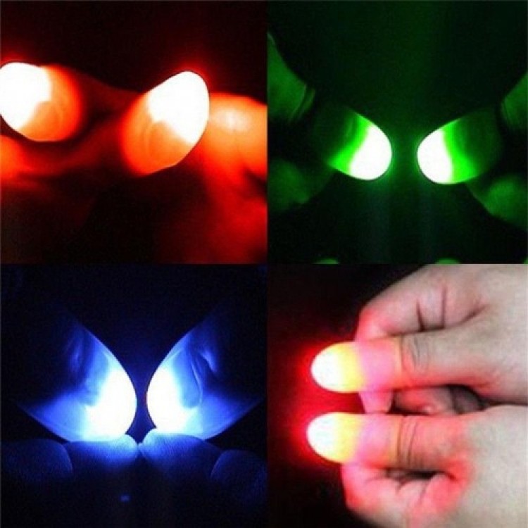 LED Lighted Colorful Magic Finger Joke LED Lighted Colorful Magic Finger Joke