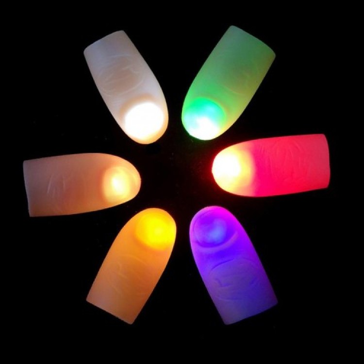 LED Lighted Colorful Magic Finger Joke LED Lighted Colorful Magic Finger Joke