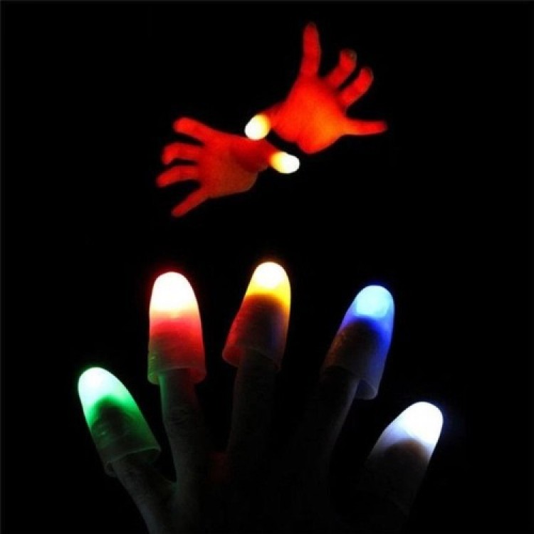 LED Lighted Colorful Magic Finger Joke LED Lighted Colorful Magic Finger Joke