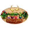 The Magic of Flowers Welcome Sign Door and Wall Decoration