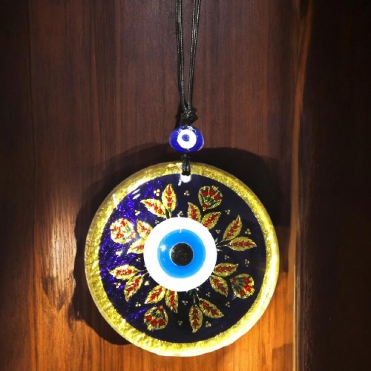 Red Tulip Gold Color Glass Ornament Gold Leaf Wall Decoration