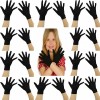 Black Lycra Band Performance Gloves (10 Pairs)