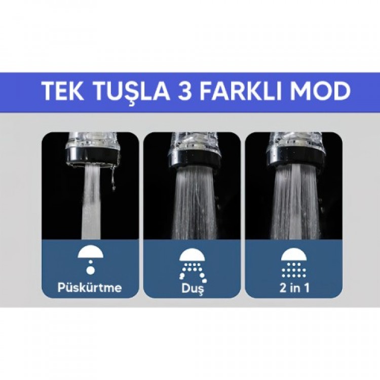 Çok Fonksiyonlu Musluk Başlığı