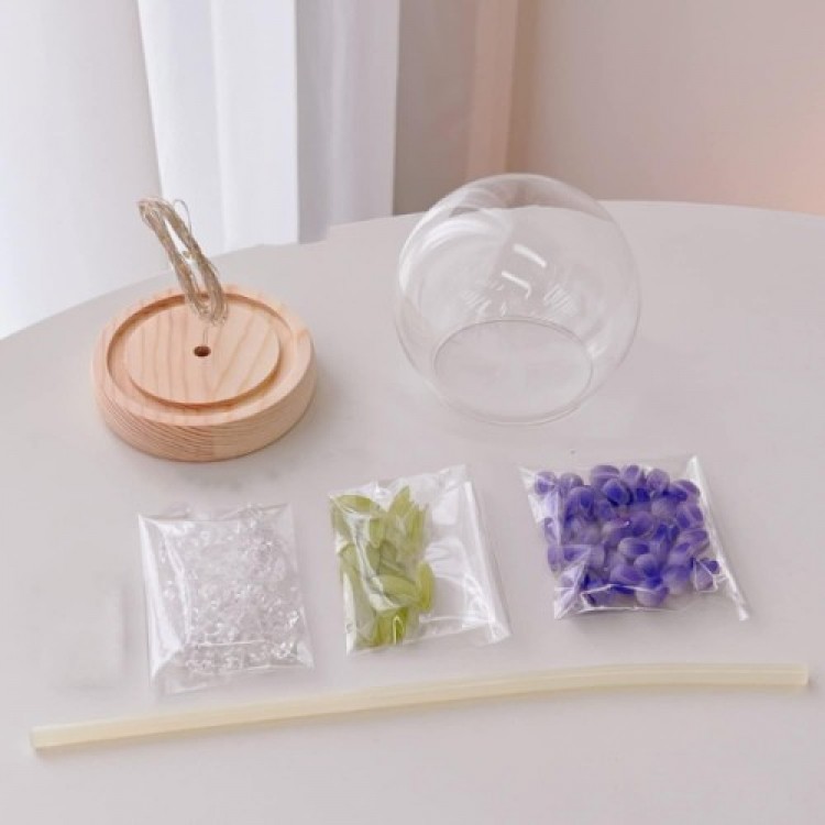 DIY LED-Lit Tulip Glass Globe