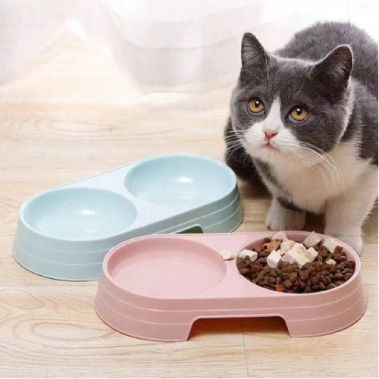 Two-Compartment Pet Food Bowl