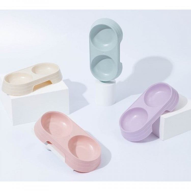 Two-Compartment Pet Food Bowl