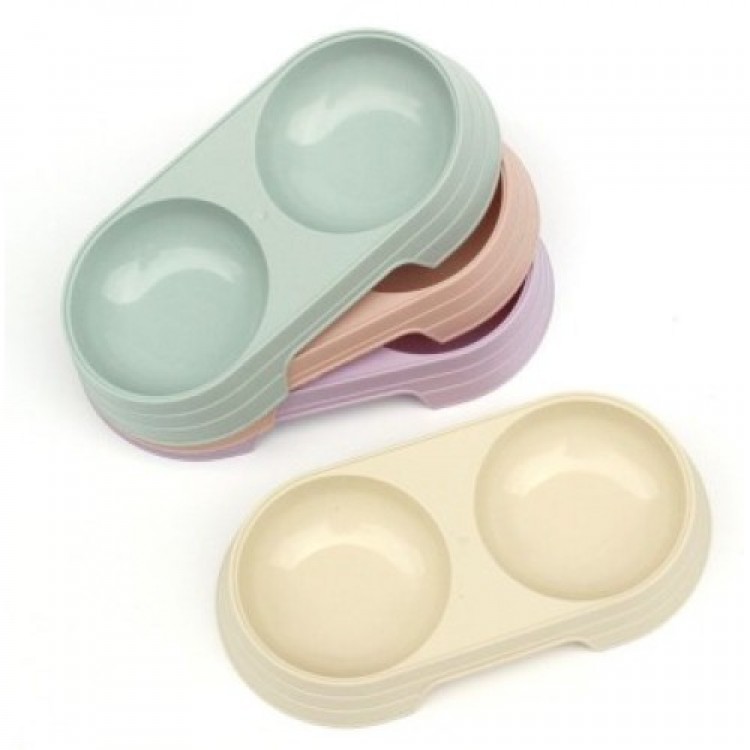 Two-Compartment Pet Food Bowl