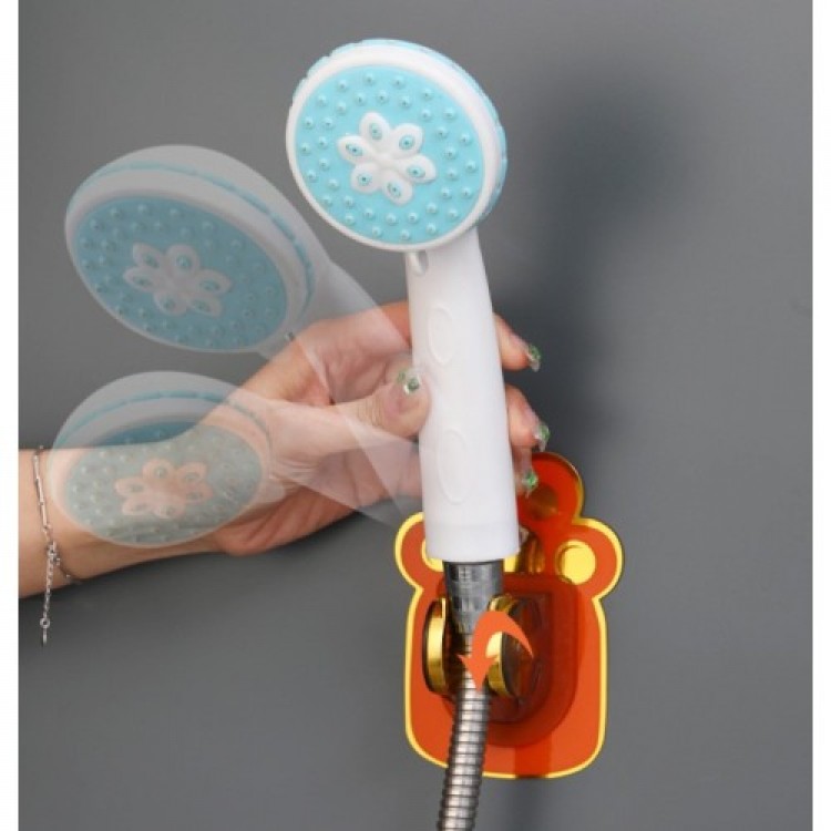 Adhesive Animal Figure Movable Shower Head Holder Adhesive Animal Figure Movable Shower Head Holder