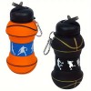 Basketball-Shaped Accordion Water Bottle