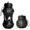 Basketball-Shaped Accordion Water Bottle
