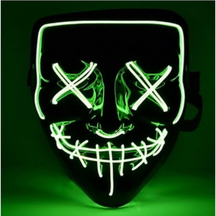 LED Lighted Green Mask LED Lighted Green Mask