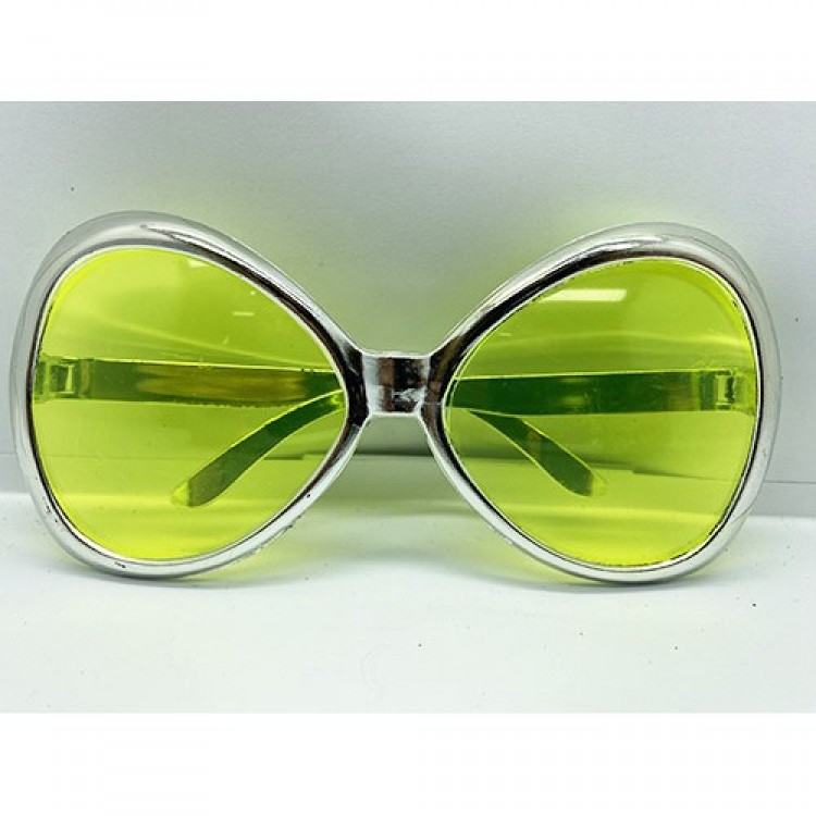 Silver Color Yeşilçam Nostalgia 80s 90s Party Glasses  7x16 cm