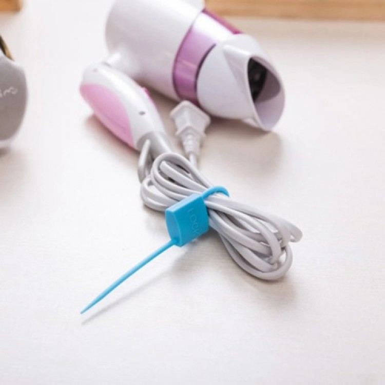 Lock-Shaped Silicone Cable and Bag Fastener (Set of 3) Lock-Shaped Silicone Cable and Bag Fastener (Set of 3)