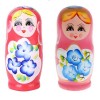 Traditional Decorative Wooden Matryoshka Set from Russia, 5 Pieces
