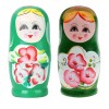 Traditional Decorative Wooden Matryoshka Set from Russia, 5 Pieces