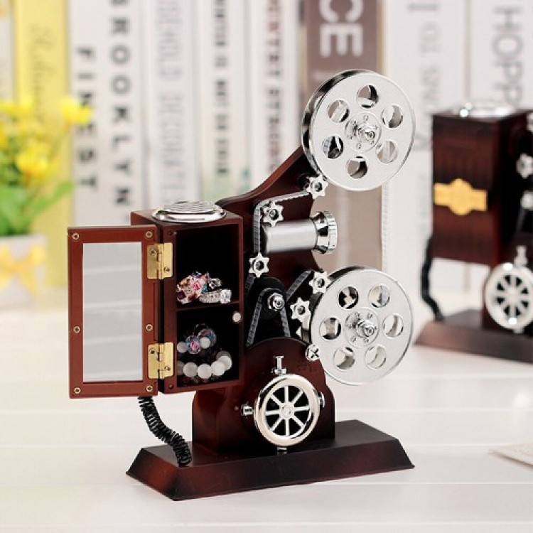 Music Box in the Shape of a Film Camera