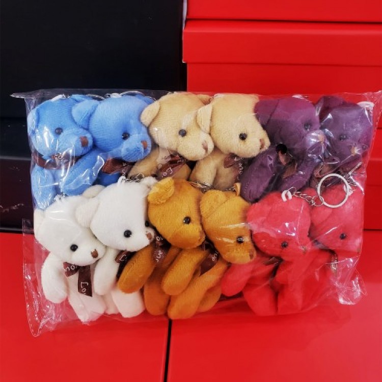 Teddy Bear Keychain Bag Charm
