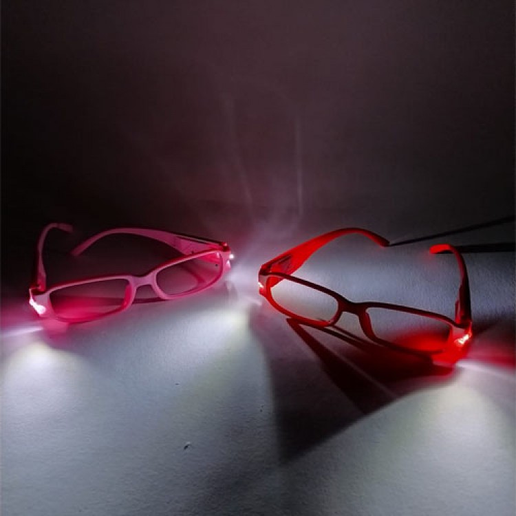 Colored LED Light Reading Glasses