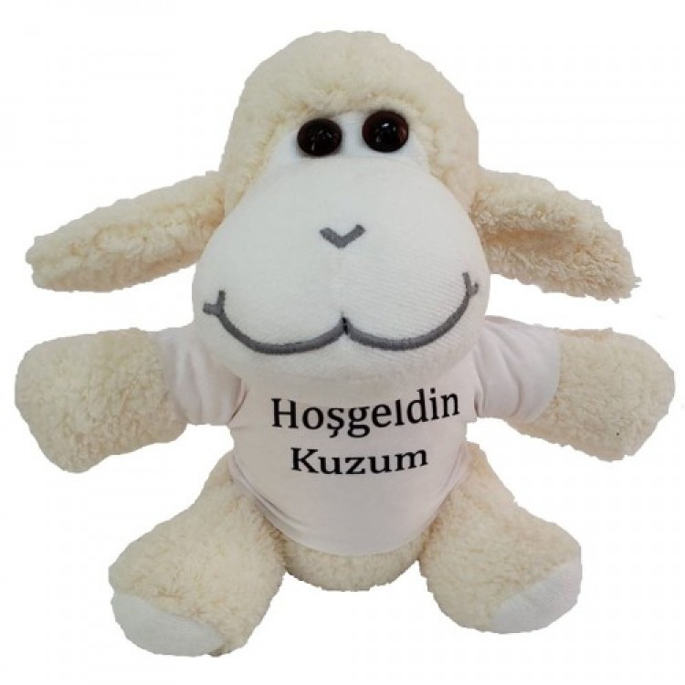 Welcome, My Little One T-Shirted Plush Lamb