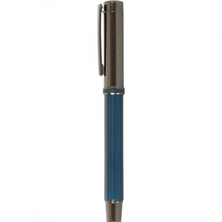 Navy blue rollerball pen