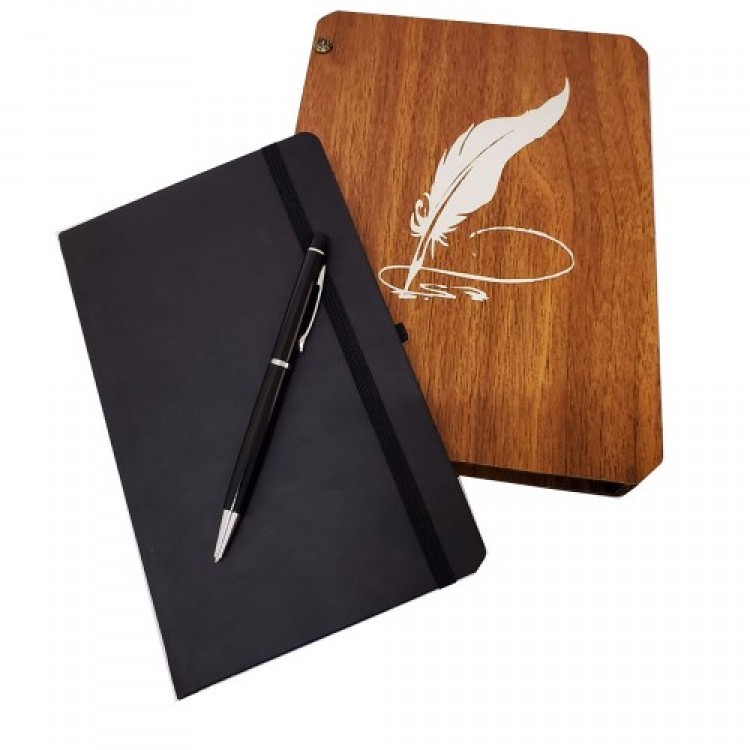 Pen and Leather Notebook Set Pen and Leather Notebook Set