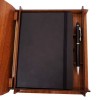 Pen and Leather Notebook Set