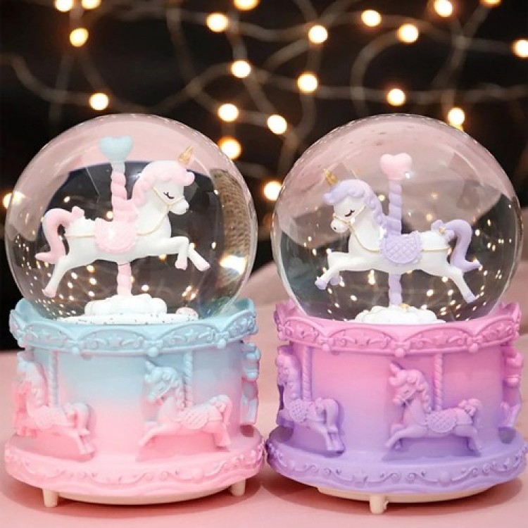 Unicorn Snow Globe