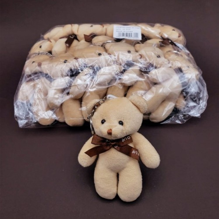 Plush Teddy Bear Keychain
