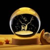Deer-Designed Glass Globe with USB Deer-Designed Glass Globe with USB