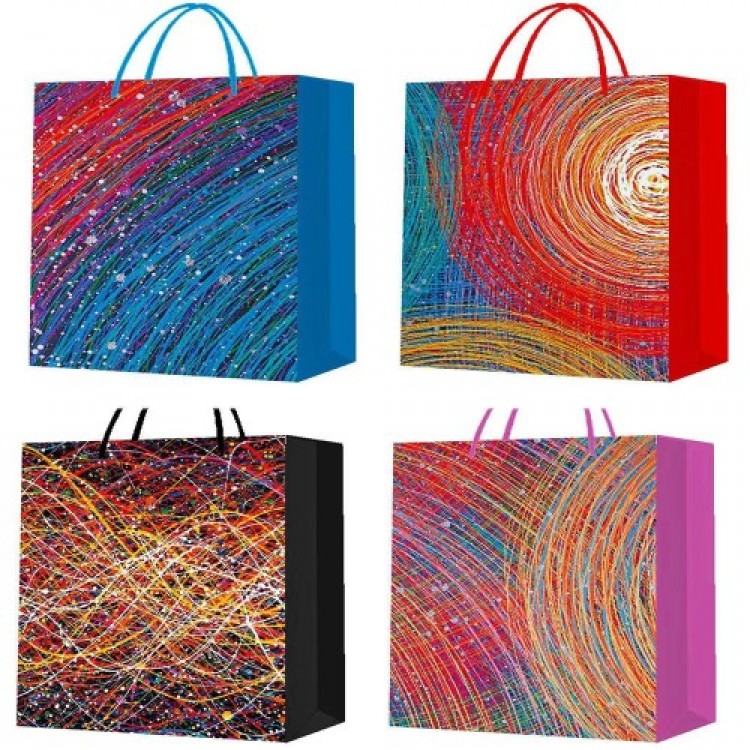 Large String Handle Cardboard Bag