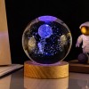 Astronaut Design Glass Sphere