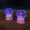 Mini Light-Up Flamingo Snow Globe
