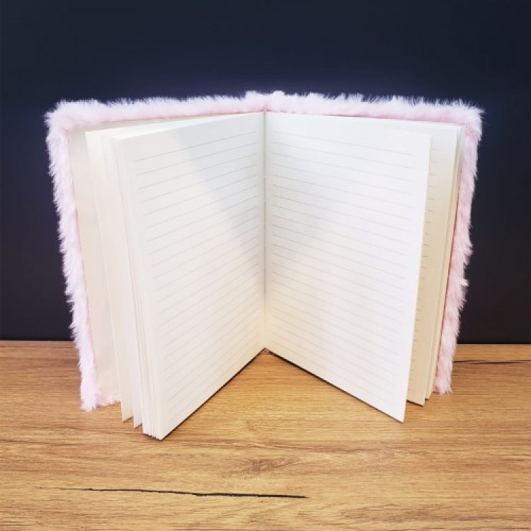 Panda-Designed Plush Notebook Panda-Designed Plush Notebook