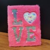 Love-Designed Plush Covered Notebook Gift