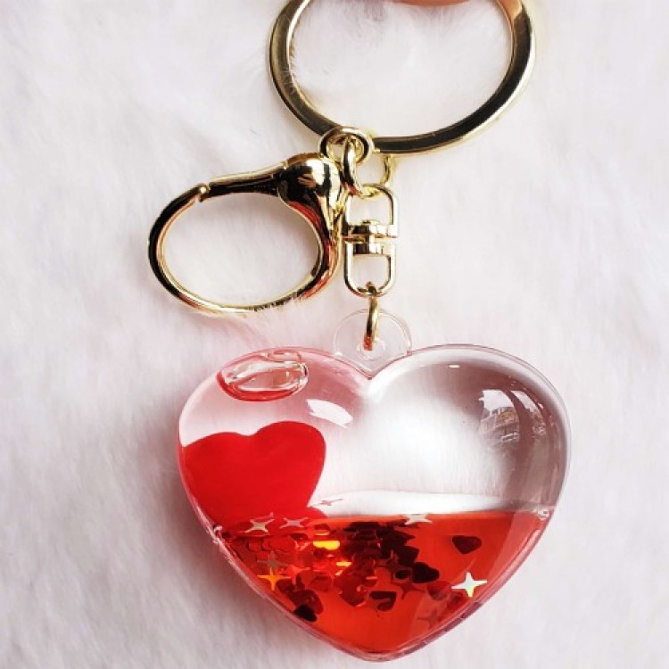 Gift Red Heart Keychain Gift Red Heart Keychain