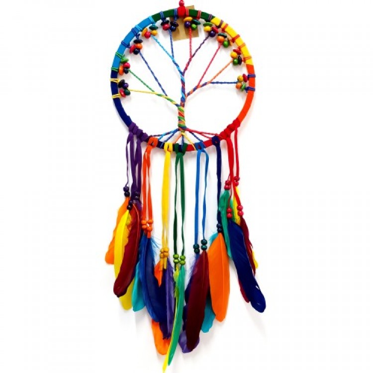 Yedi Çakra Düş Kapanı Duvar Süsü Hayat Ağacı