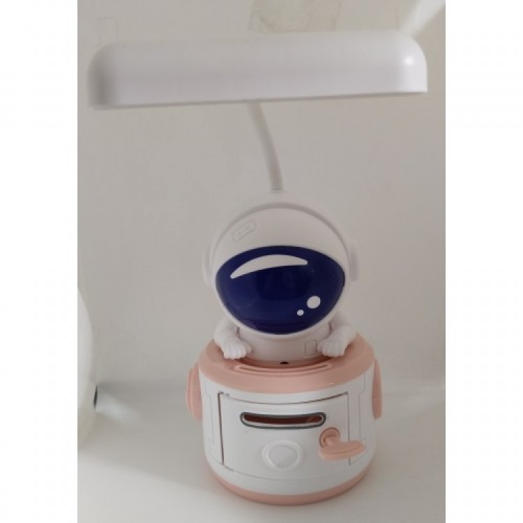 Astronaut-Shaped Piggy Bank Rechargeable Desk Lamp